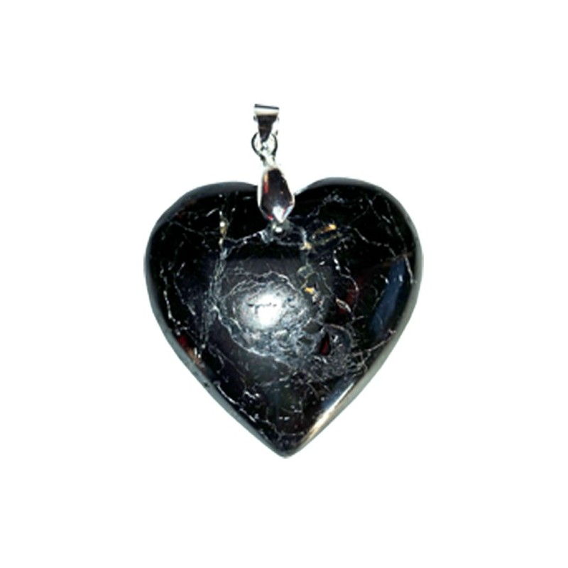 Pendentif Tourmaline Noire Cœur – Protection, Compréhension & Sérénité Émotionnelle - Gemio.ch