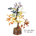Arbre du Bonheur 7 Chakras – 300 Pierres Naturelles – 21 cm - Gemio.ch