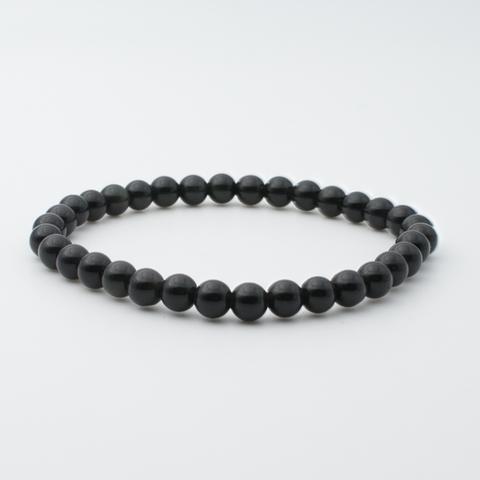 Armband aus schwarzem Obsidian