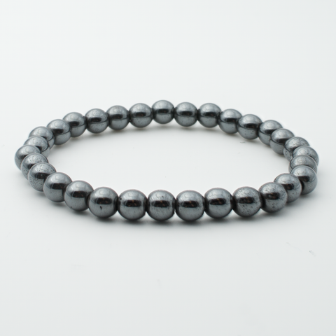 Bracelet en Hématite – Force Intérieure et Équilibre
