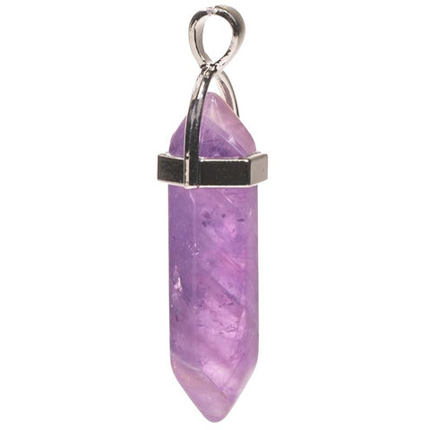 Pendentif Pointe en Améthyste