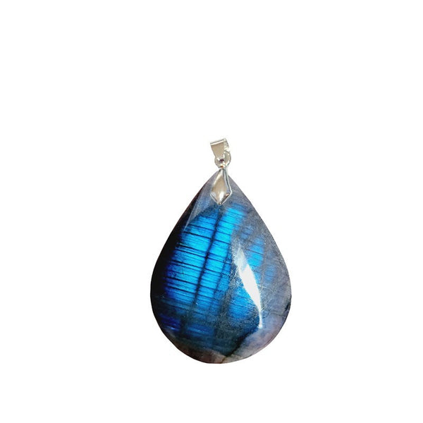 Pendentif Labradorite Goutte Extra 2-2.5 cm - Gemio.ch