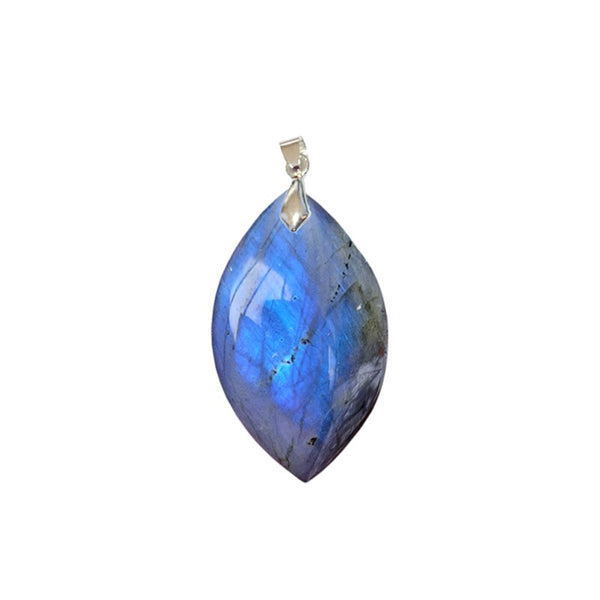 Pendentif Labradorite Marquise Extra 2-2.5 cm - Gemio.ch