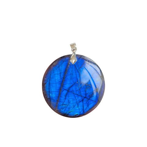 Pendentif Labradorite Rond Extra 2-2.5 cm