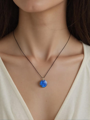 Pendentif Labradorite Rond Extra 2-2.5 cm