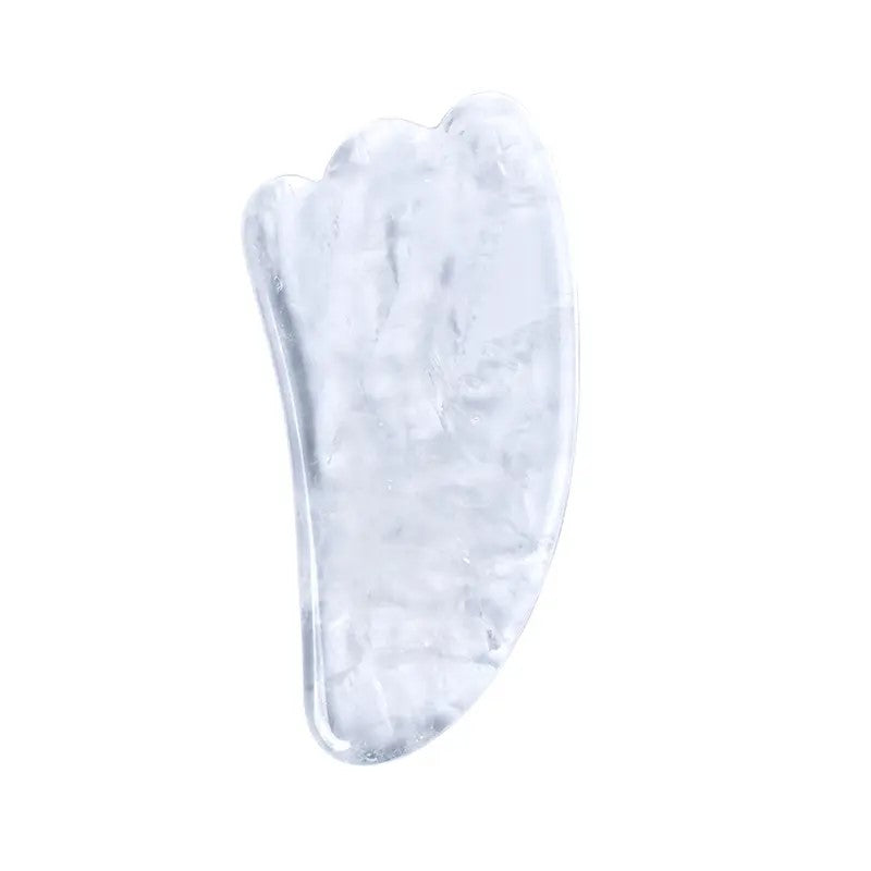 Planche de Gua Sha en Cristal de Roche – Massage et Clarté Énergétique - Gemio.ch