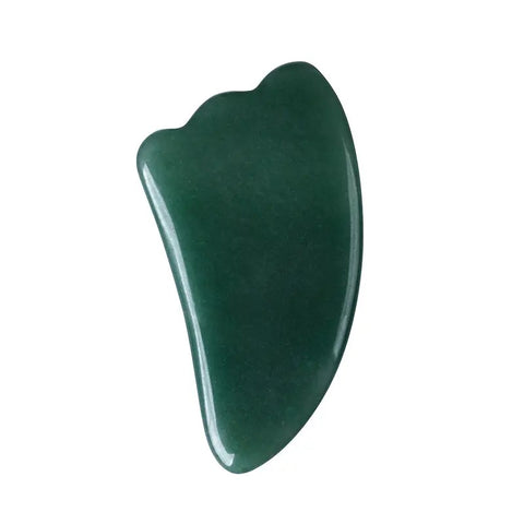 Gua Sha Platte aus grünem Aventurin – Massage und natürliche Revitalisierung