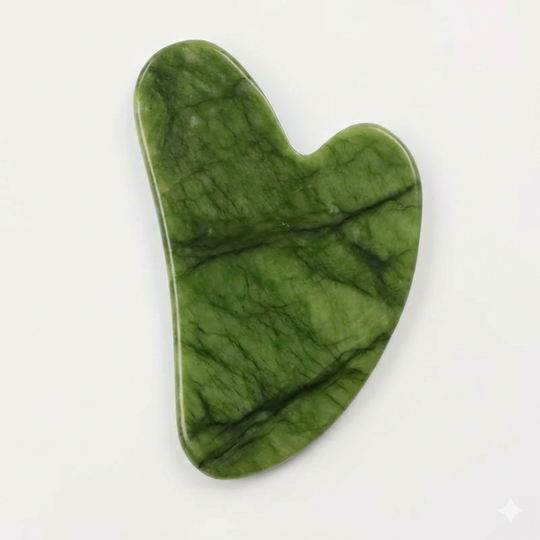 Gua Sha "Tradition Millénaire" - Pierre de Jade Vert de Xiuyan
