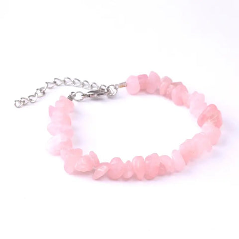 Collection de Bracelets “Chips” en Pierres Naturelles, Ajustable