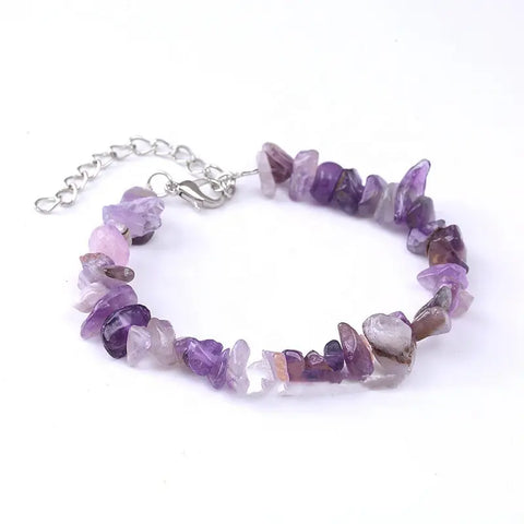 Collection de Bracelets “Chips” en Pierres Naturelles, Ajustable