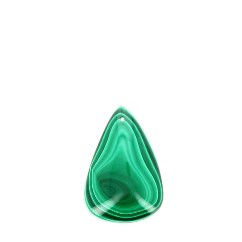 Echter Malachit Anhänger Freiform 32 x 22 mm