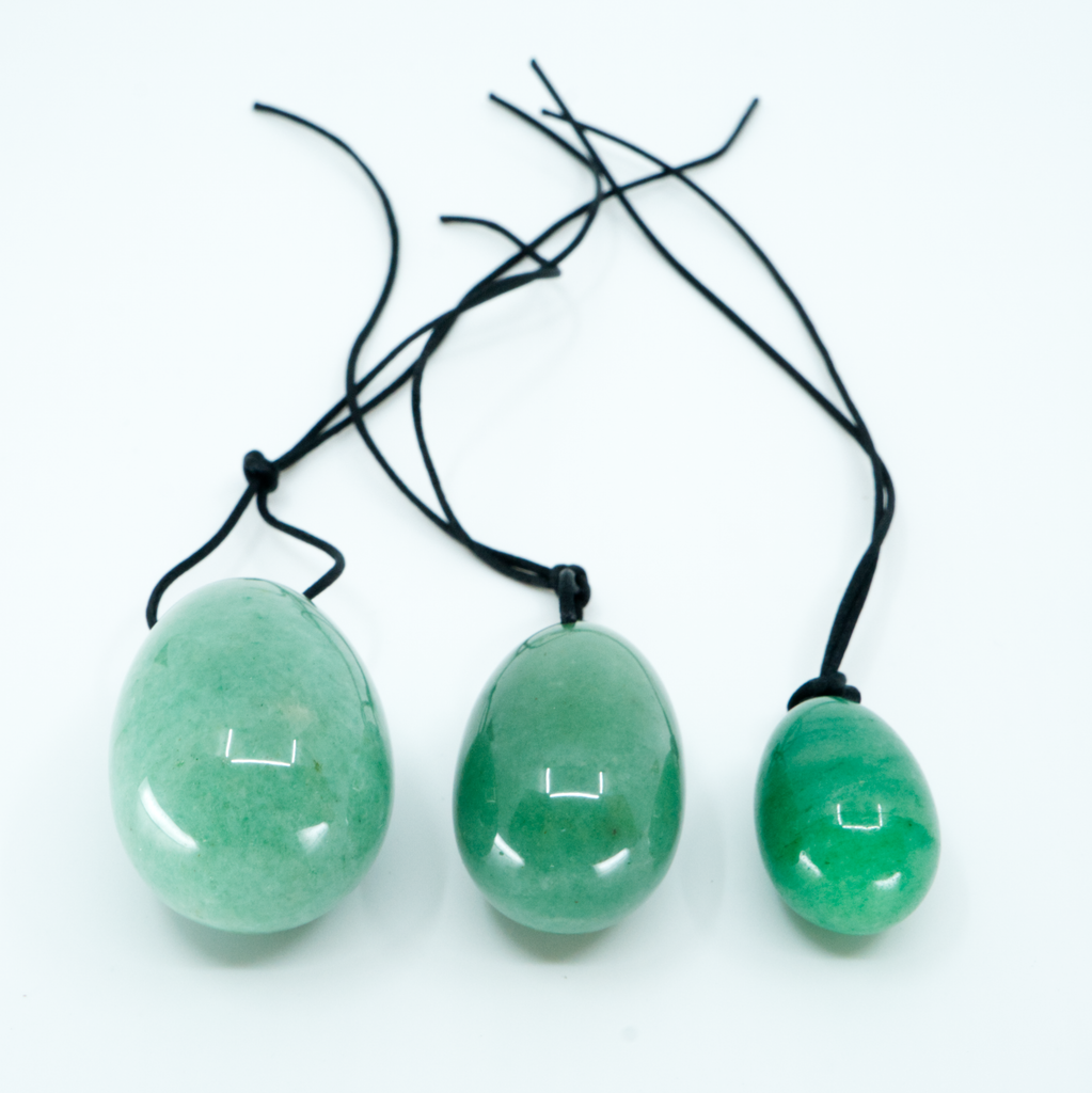 Œufs de Yoni en Aventurine Verte - Équilibre Émotionnel et Renforcement Énergétique - Gemio.ch