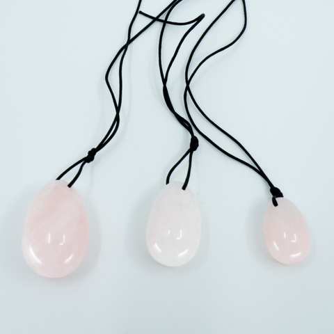 Œufs de Yoni en Quartz Rose - Amour, Guérison Émotionnelle et Douceur Intérieure