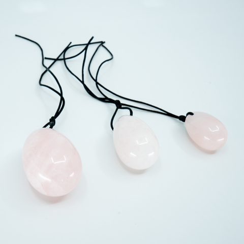 Œufs de Yoni en Quartz Rose - Amour, Guérison Émotionnelle et Douceur Intérieure