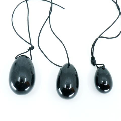 Yoni-Eier aus Obsidian - Schutz, Reinigung und innere Kraft