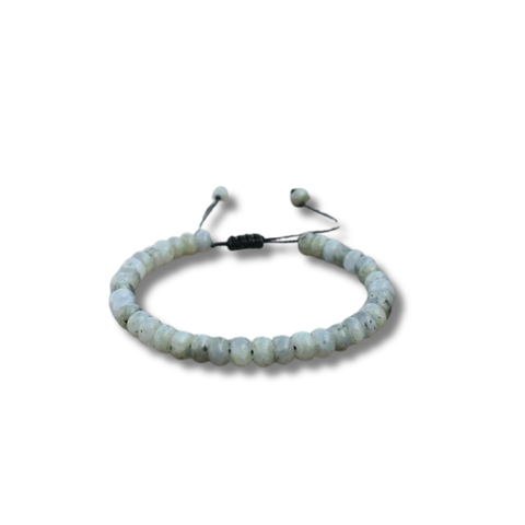 Collection de Bracelets en Perles Naturelles Coupes Droites, Ajustable