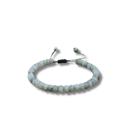 Collection de Bracelets en Perles Naturelles Coupes Droites, Ajustable