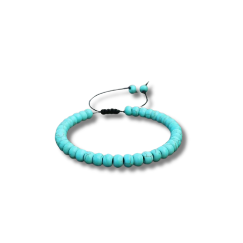 Collection de Bracelets en Perles Naturelles Coupes Droites, Ajustable