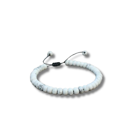 Collection de Bracelets en Perles Naturelles Coupes Droites, Ajustable