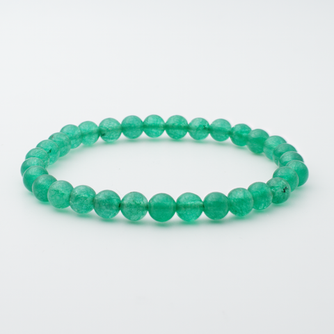 Bracelet en Jade Vert – Harmonie, Chance et Sagesse