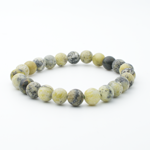 Bracelet en Serpentine – Régénération, Ancrage et Sérénité