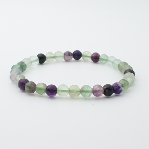 Bracelet en Multi-Fluorite – Clarté Mentale, Protection et Harmonie