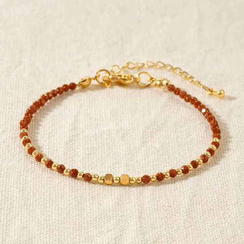 Collection Bracelets Perles Facettées de 2 et 3 mm en Pierres Naturelles