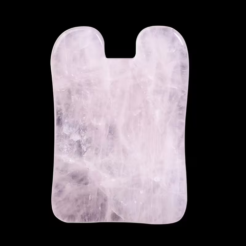 Kit Rituel Douceur : 3 Outils de Massage Gua Sha en Quartz Rose