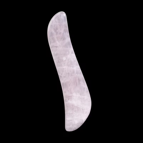 Kit Rituel Douceur : 3 Outils de Massage Gua Sha en Quartz Rose
