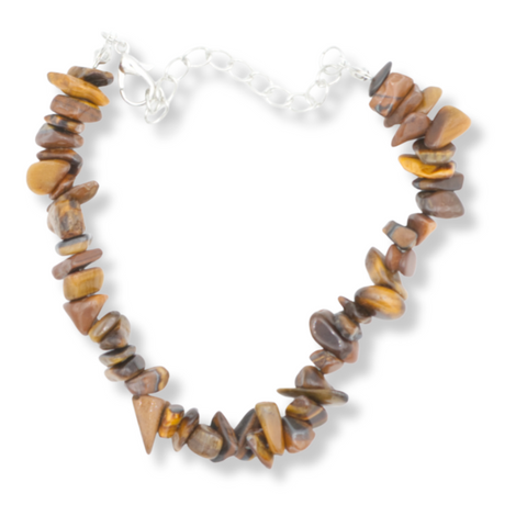 Collection de Bracelets “Chips” en Pierres Naturelles, Ajustable