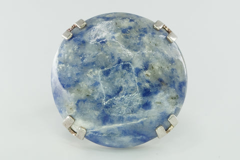 Blaugrauer Quarzring