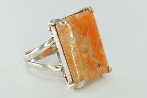 orangefarbener Quarzring