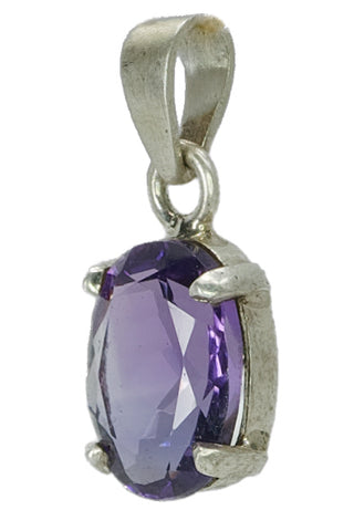 Anhänger aus Silber und Amethyst
