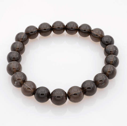 Bracelet en Quartz Fumé – Ancrage, Stabilité et Libération Émotionnelle
