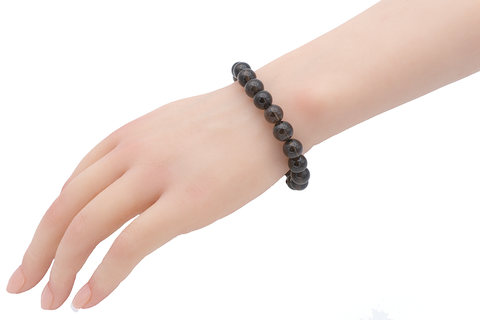 Bracelet en Quartz Fumé – Ancrage, Stabilité et Libération Émotionnelle