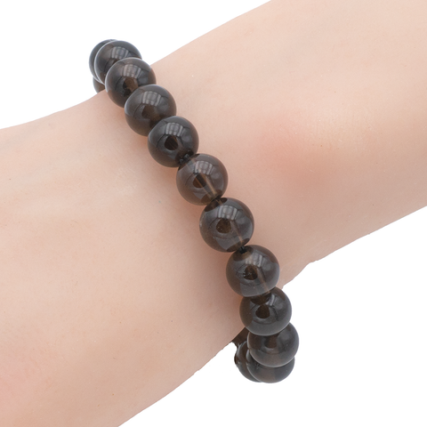 Bracelet en Quartz Fumé – Ancrage, Stabilité et Libération Émotionnelle