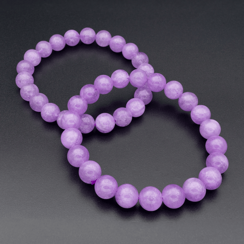 Bracelet en Améthyste Lavande – Paix Intérieure, Intuition et Douceur