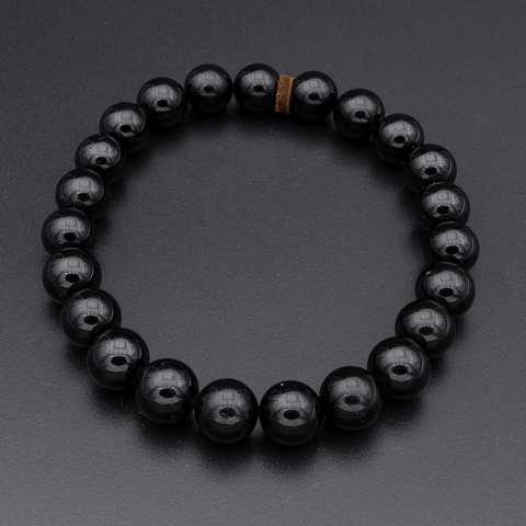 Bracelet en Tourmaline Noire – Protection, Ancrage et Purification