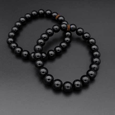 Bracelet en Tourmaline Noire – Protection, Ancrage et Purification