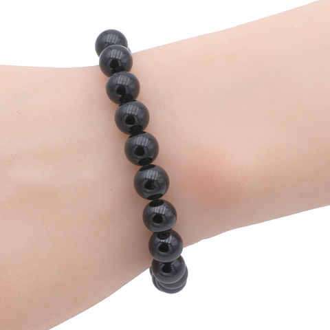 Bracelet en Tourmaline Noire – Protection, Ancrage et Purification