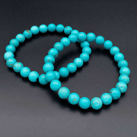 Bracelet en Howlite Turquoise – Sérénité, Communication et Équilibre
