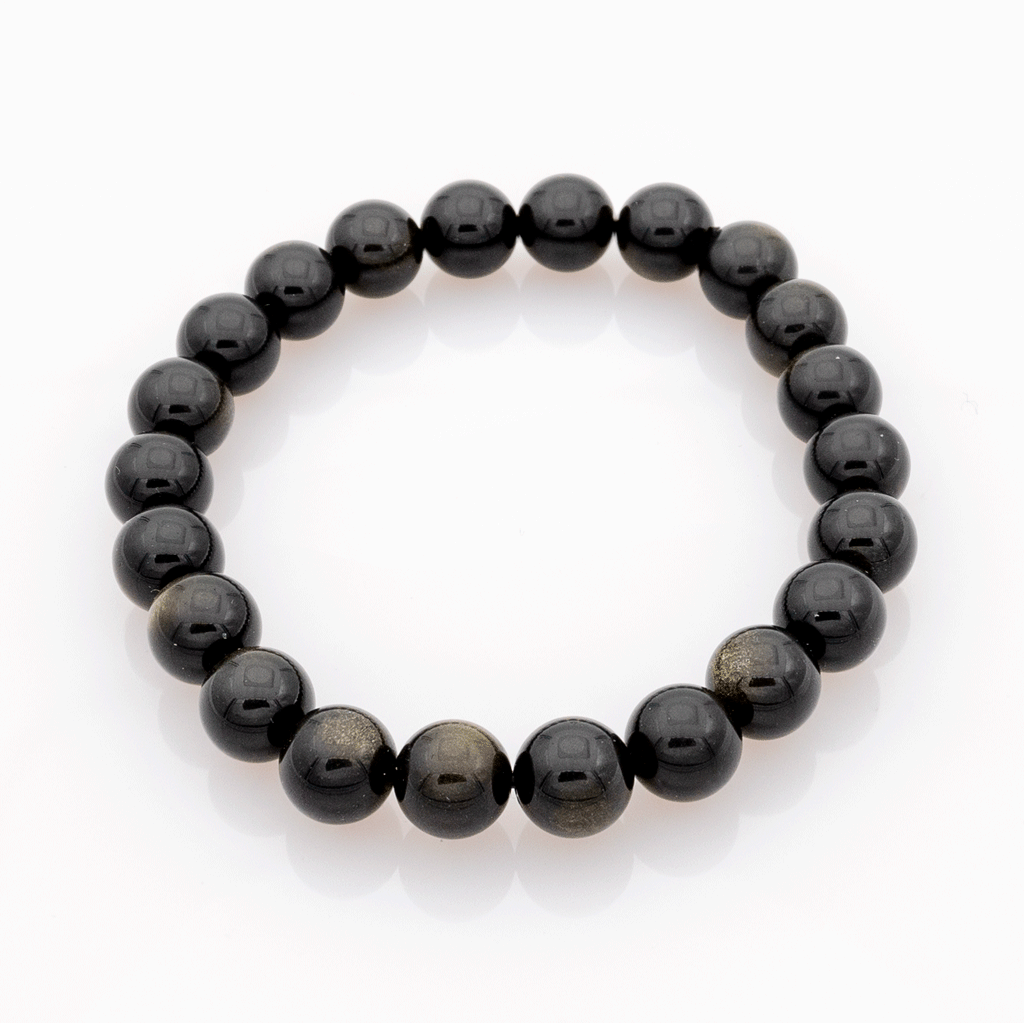 Bracelet en Obsidienne Noire – Protection et Ancrage - Gemio.ch