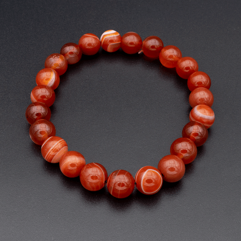 Armband aus rotem Achat
