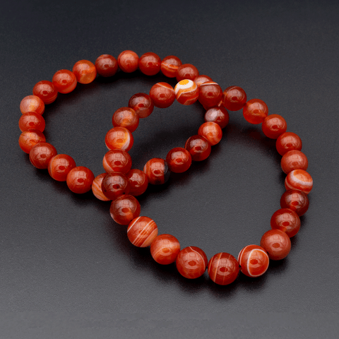 Armband aus rotem Achat