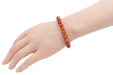 Armband aus rotem Achat