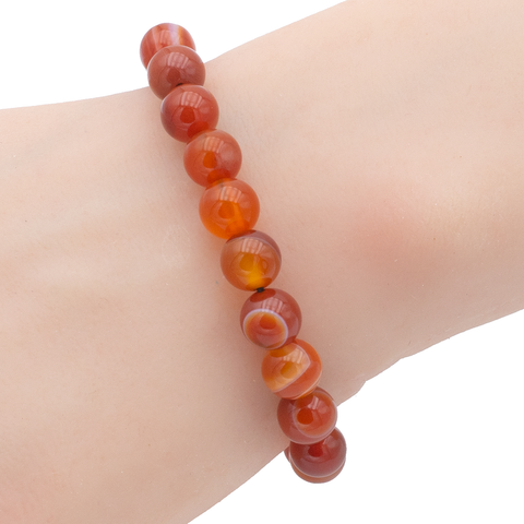 Armband aus rotem Achat