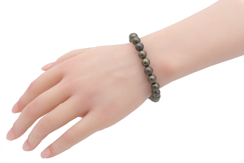 Bracelet en Pyrite – Énergie, Abondance et Protection