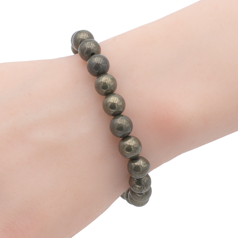 Bracelet en Pyrite – Énergie, Abondance et Protection