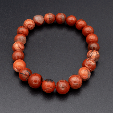 Armband aus rotem Jaspis