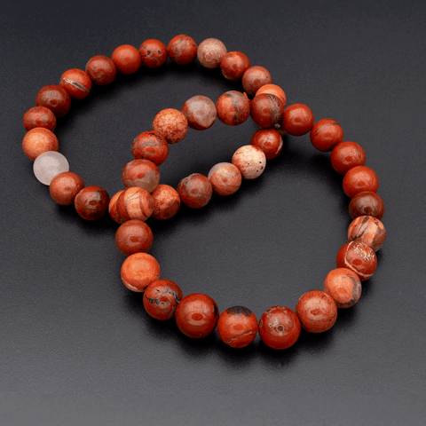 Armband aus rotem Jaspis